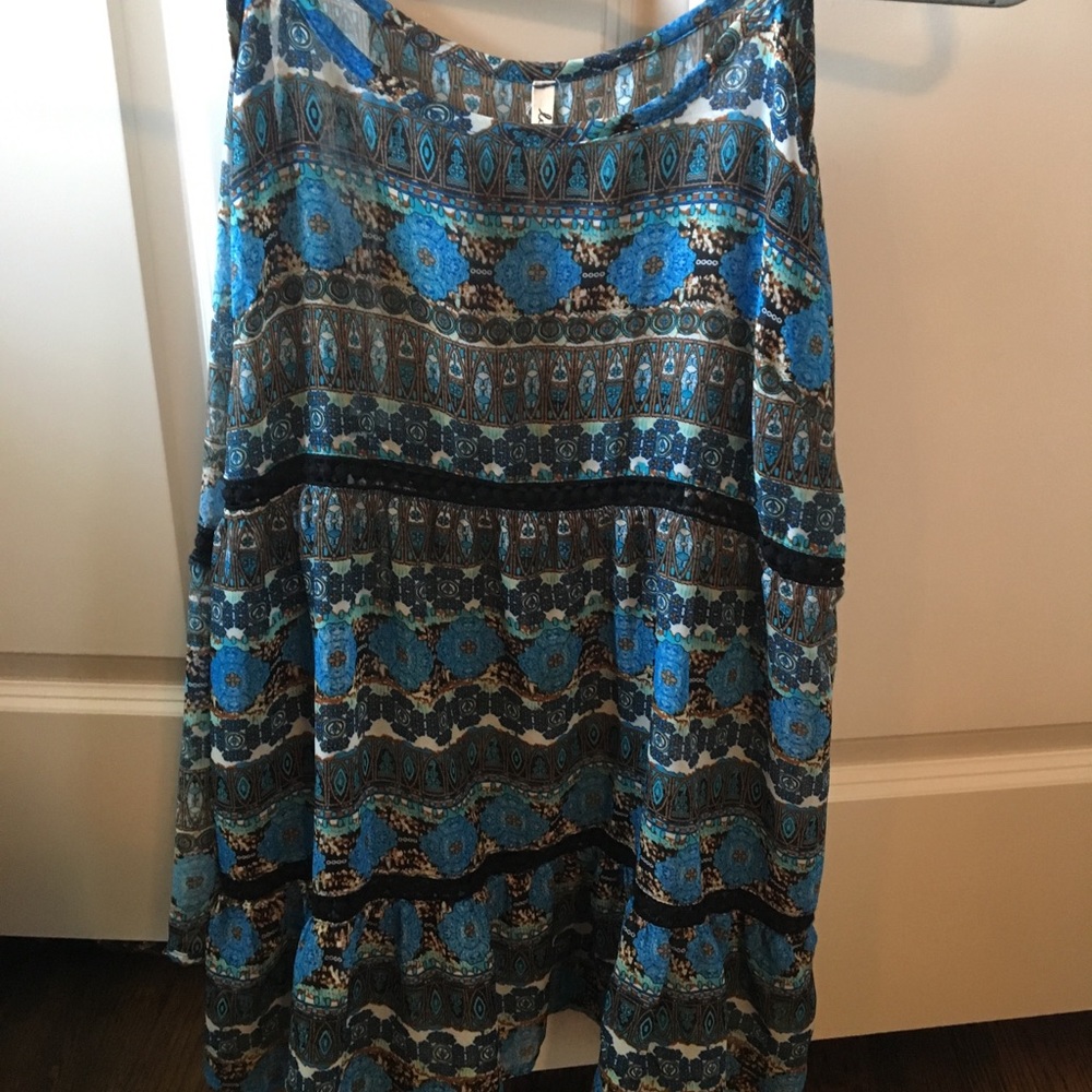 Flowy cold-shoulder top